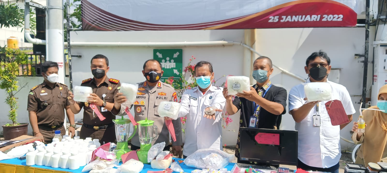 Pemusnahan BB Kejari Tanjung Perak