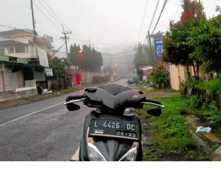 Motor Korban Begal di Merr Surabaya 