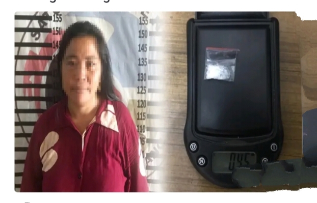 Ibu muda yang diamankan polisi Berikut barang bukti
