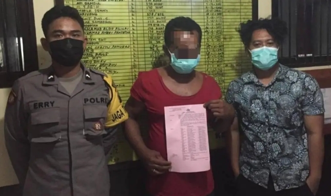 Tengah, pelaku penusukan