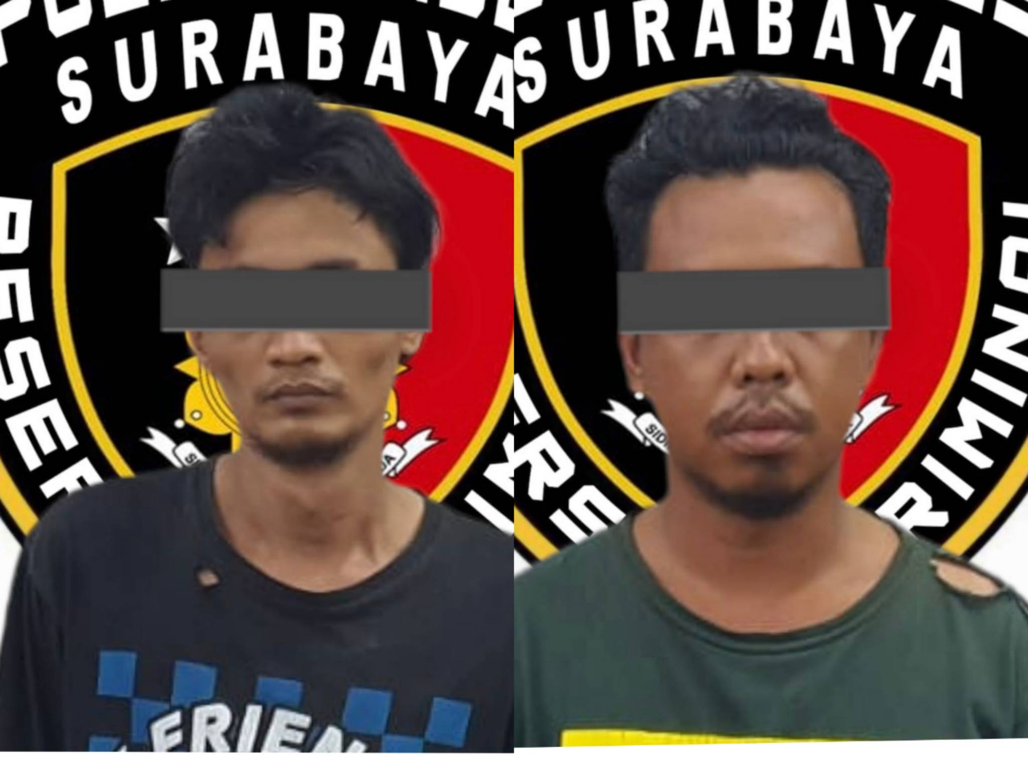 Dua pelaku begal yang diamankan Jatanras