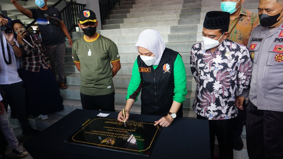 Peresmian pasar wisata Bojonegoro