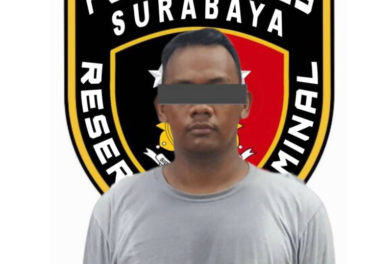 Pelaku yang ditangkap Jantanras Surabaya