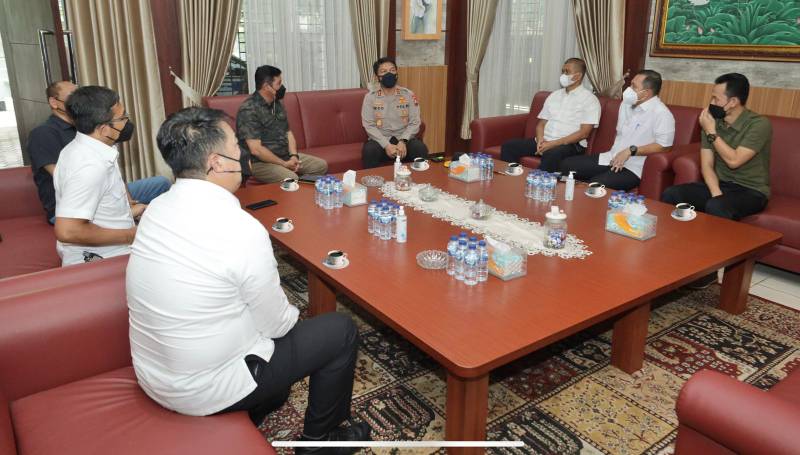 Kapolda Jatim bertemu Kabinda Jatim