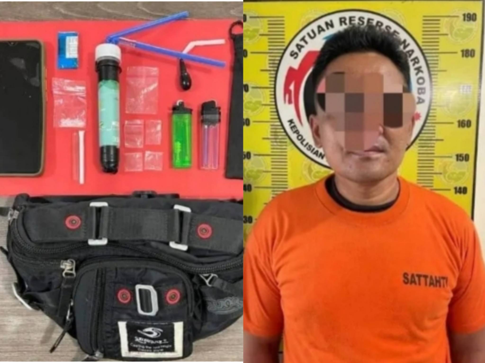 Pelaku dan barang buktinya
