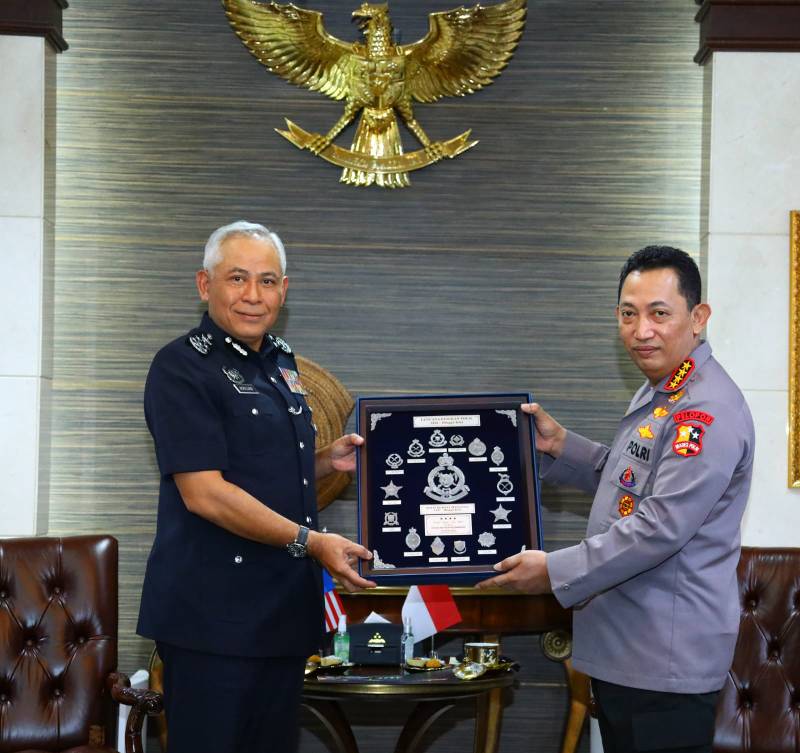 Kepala Kepolisian Malaysia dan Kapolri