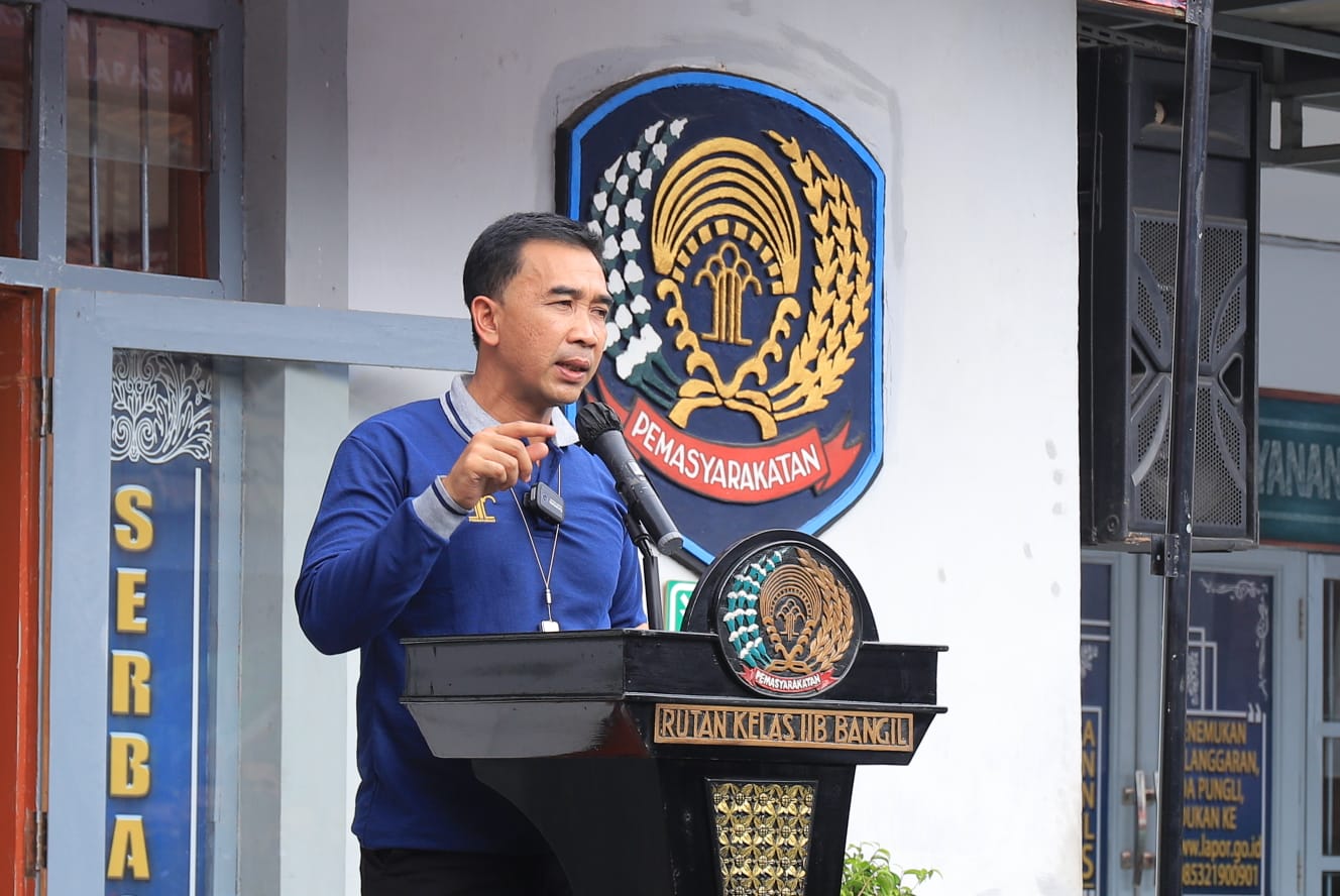 Plt Kadiv Pemasyarakatan (Kadivpas) Kanwil Kemenkumham Jatim Gun Gun Gunawan