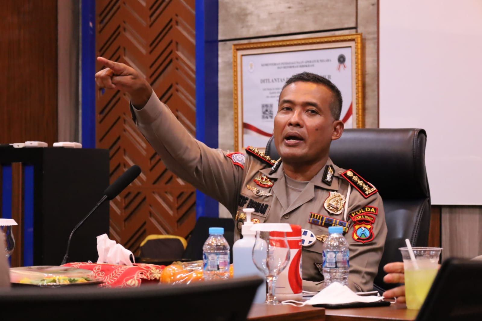 Dirlantas Polda Jatim Kombes Latief Usman