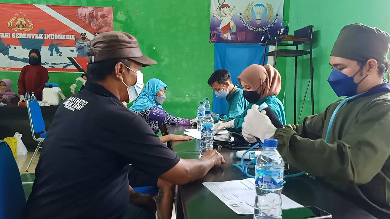 Vaksinasi Boster Polres Kediri
