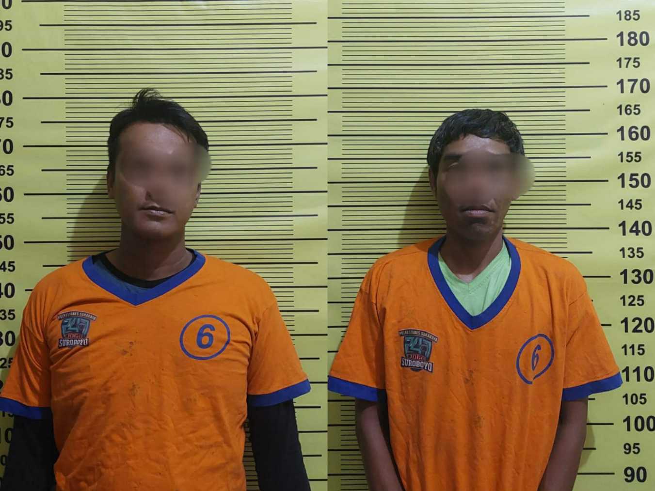 Dua pelaku yang diamankan Polsek Sukomanunggal 