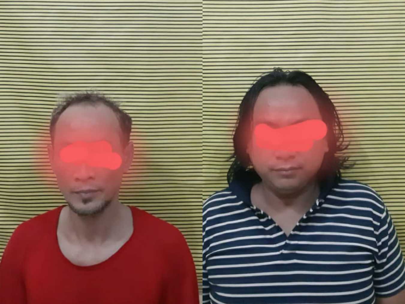 Dua Pengedar sabu yang ditangkap Polsek Simokerto