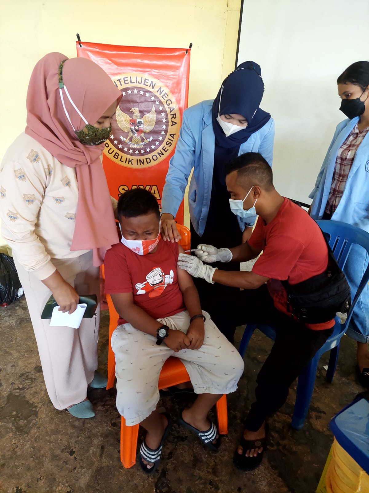 BINDA) Maluku bersama Puskesmas Sawa laksanakan Vaksin