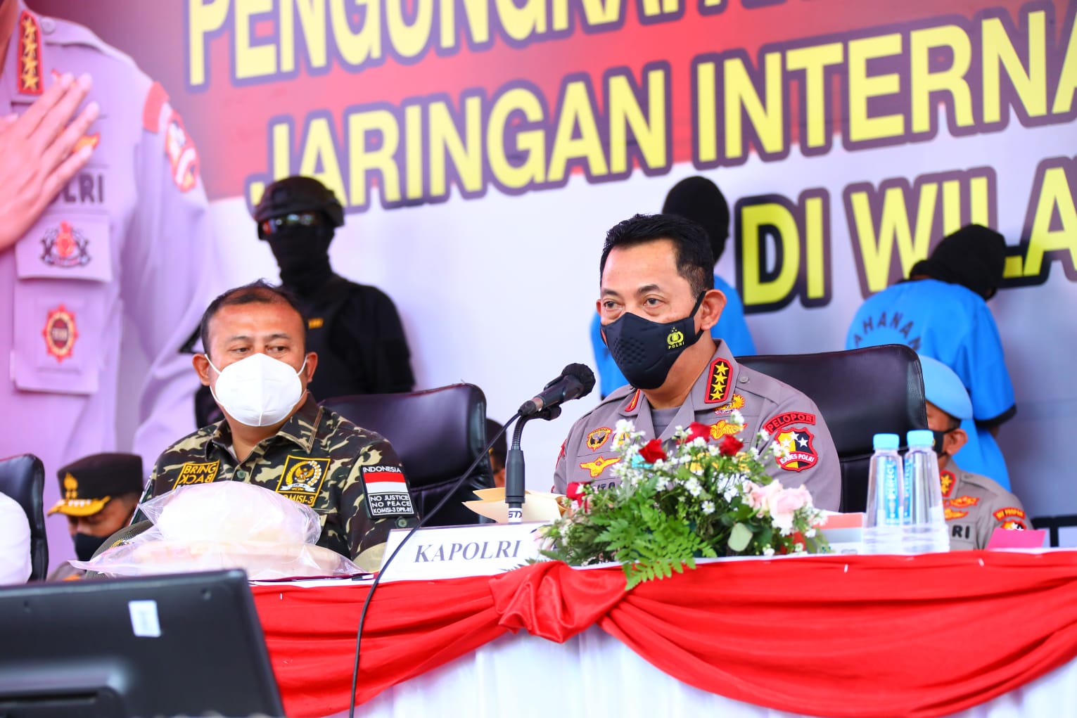 Kapolri beberkan Ungkap Sabu 1,196 Ton