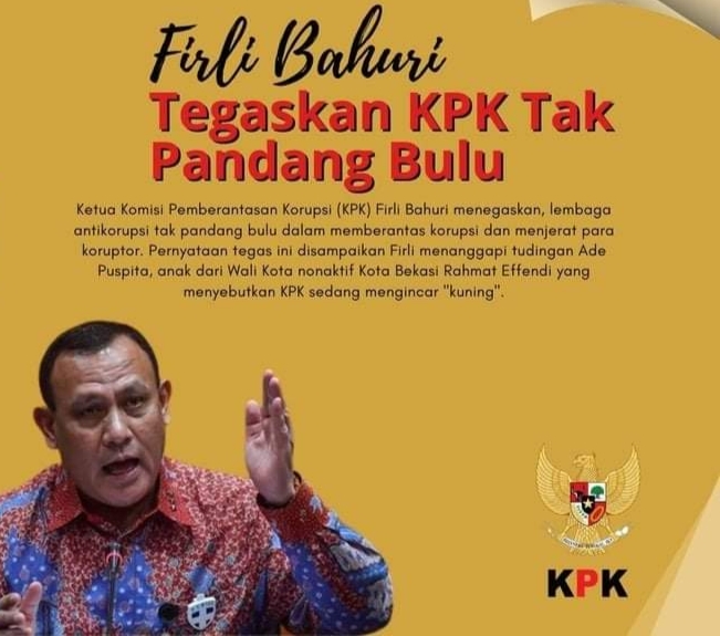 Ketua KPK, Firli Bahuri