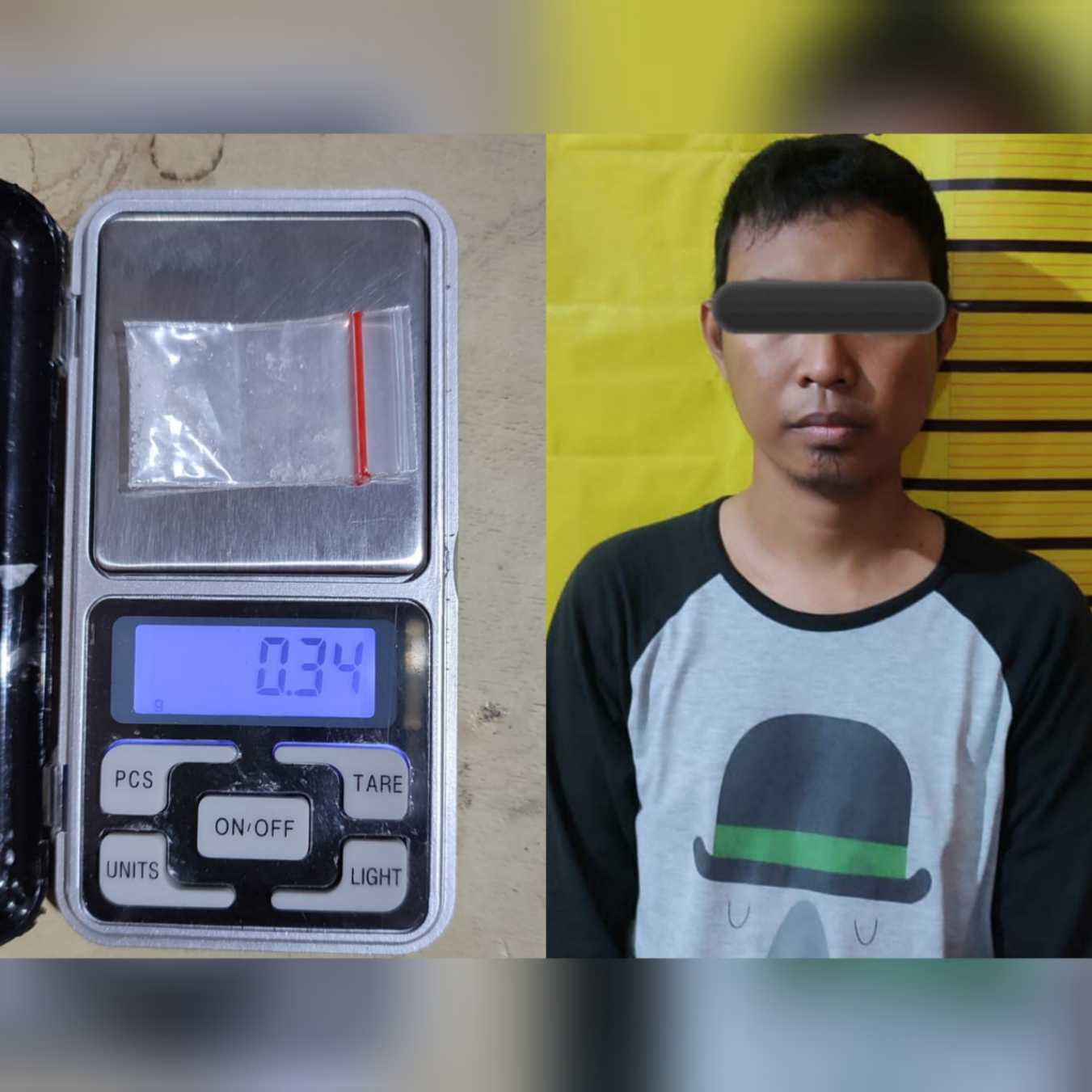 Pelaku dan barang bukti yang diamankan Polsek Tambaksari 