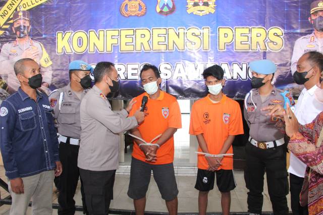 Dua pengedar sabu dan Kapolres Sampang