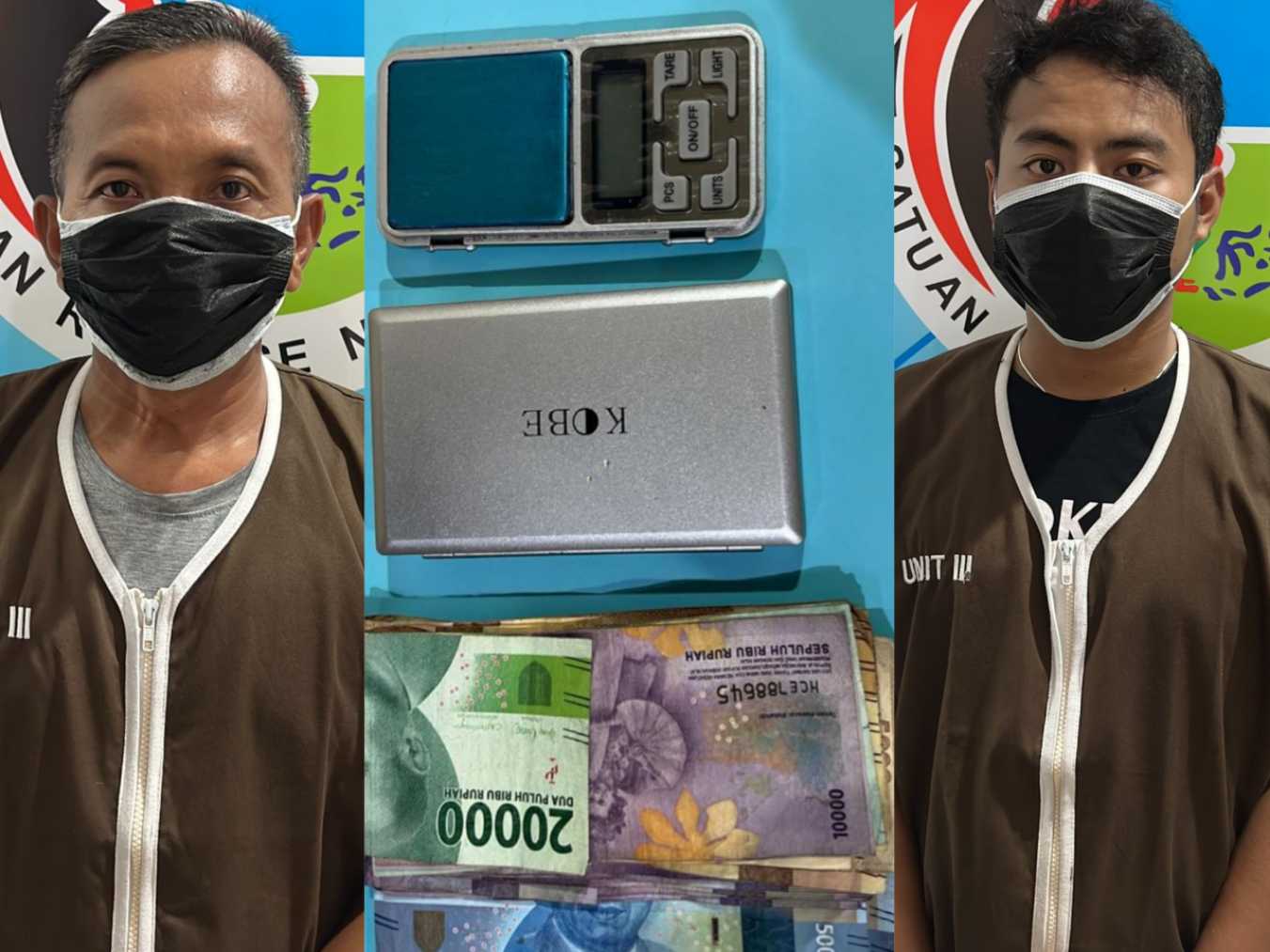 Dua pelaku Narkotika dan barang bukti 