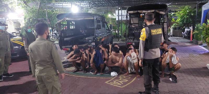 Belasan pemuda diamankan usai gelar Tawuran 