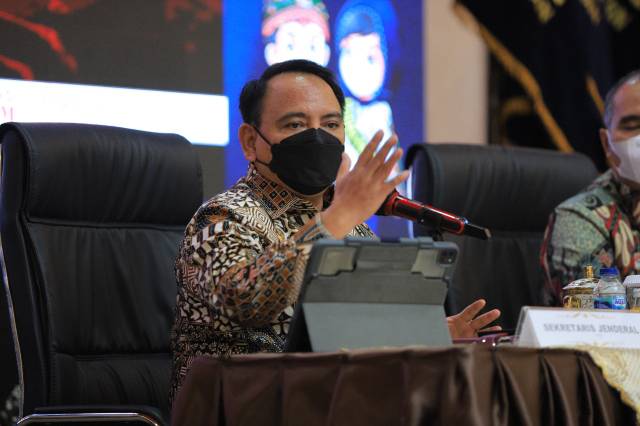 Sekretaris Jenderal Kemenkumham RI Komjen Pol Andap Budhi Revianto