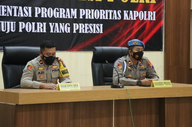 Sosialisasi pembinaan etika profesi jajaran Polri oleh Bidpropam Polda