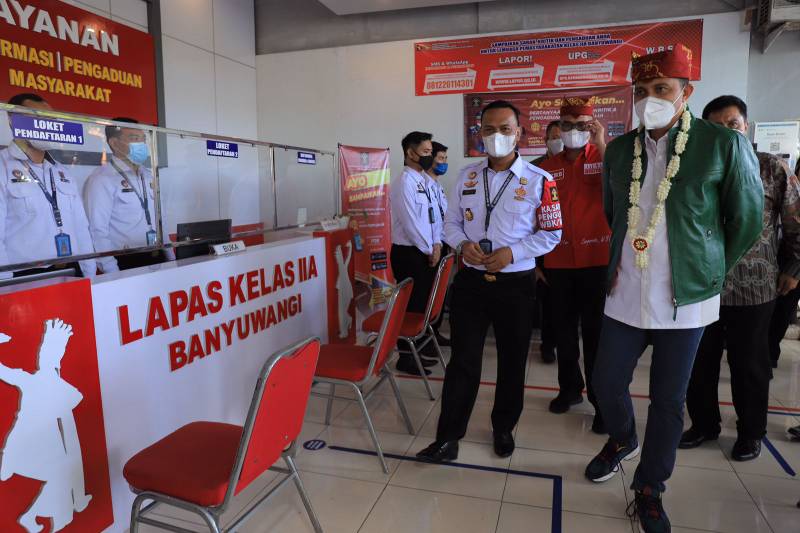 Wamenkumham di Lapas Banyuwangi