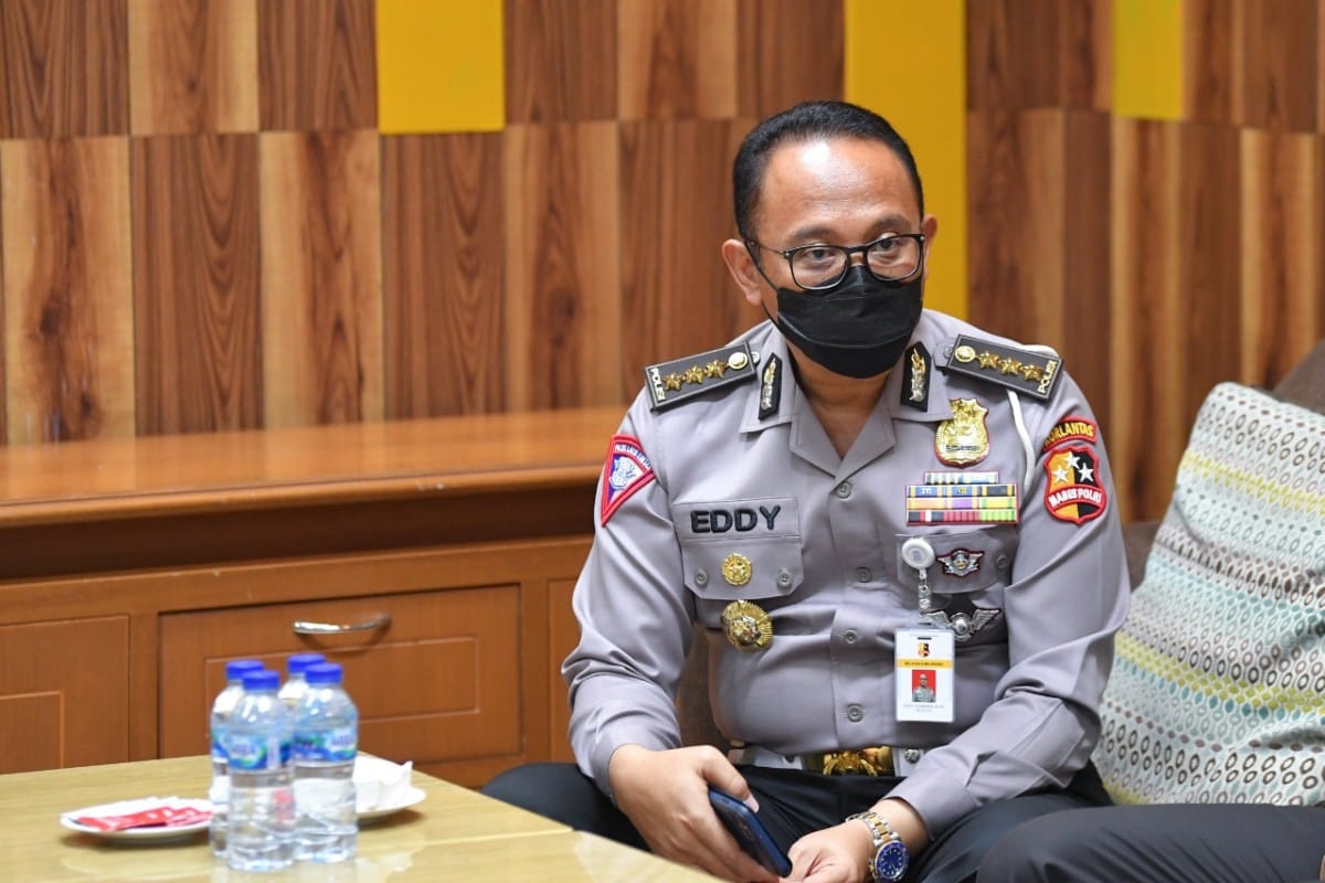 Korlantas Polri Kombes Eddy Djunaidi uji uoba ganjil genap di ruas jalan Tol