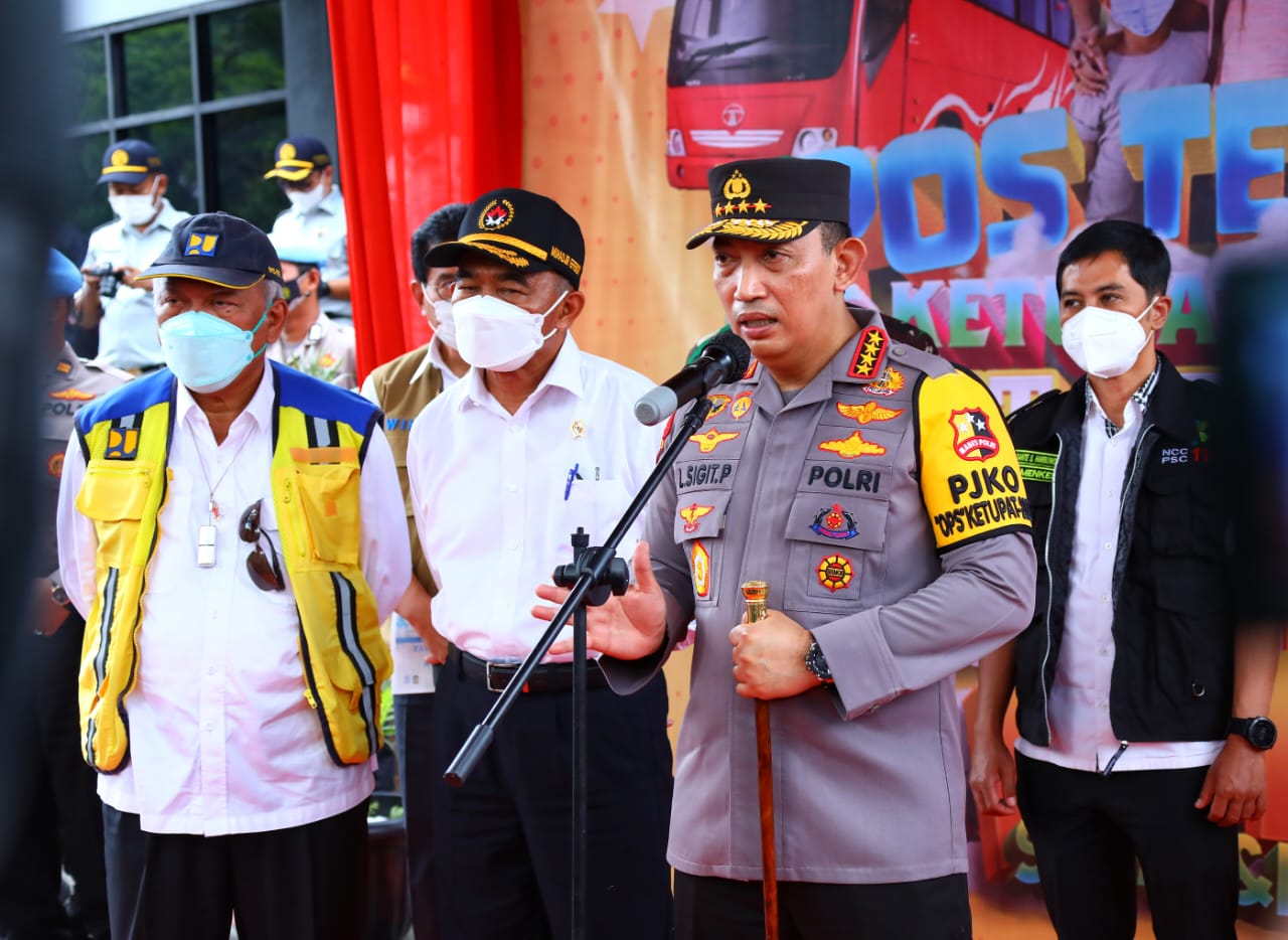 Kapolri Jendral Listyo Sigit Prabowo imbau pemudik 
