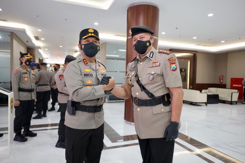 Kapolda Jatim Irjen Pol Nico Afinta Pimpin serah teima jabatan