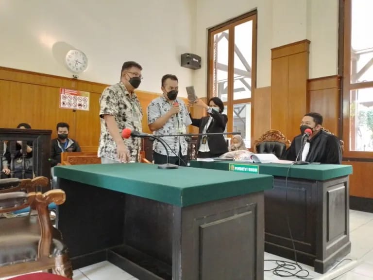 Sidang kasus penculikan anak di PN Surabaya