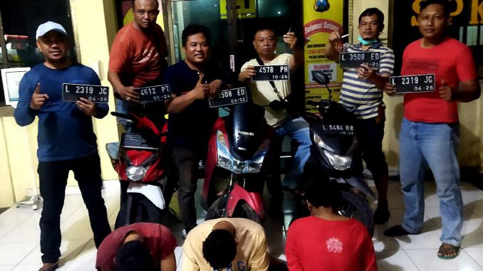 Tiga pelaku pencuri sepeda motor