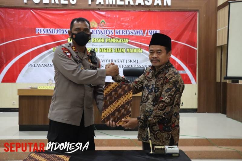 Polres Pamekasan laksanakan penandatanganan perjanjian kerja sama MOU