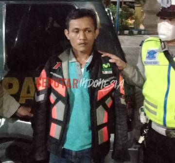 Pelaku maling mixer masjid yang diamankan Polisi