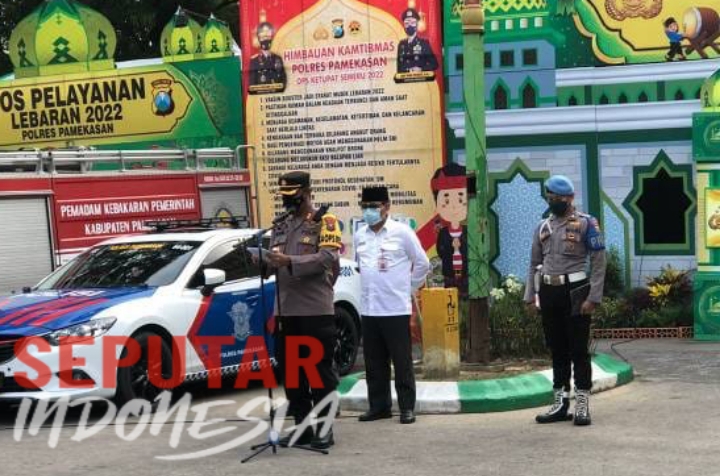 Kapolres Pamekasan AKBP Roqib Triyanto pimpin apel 