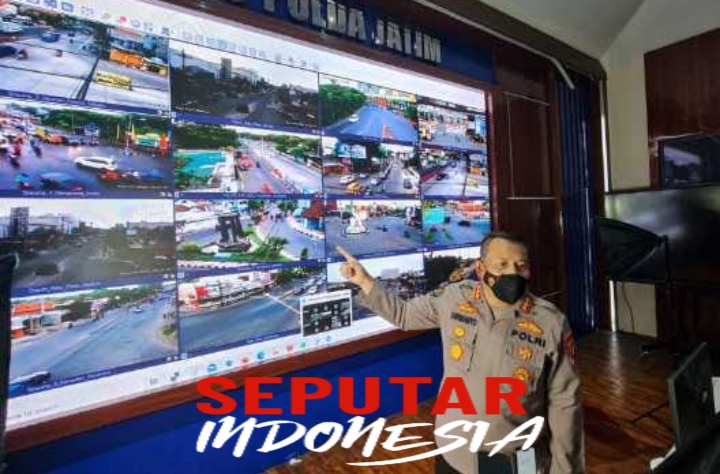 Kabid Humas Polda Jatim Kombes Pol Dirmanto mempersiapkan skema pengaturan lalu lintas