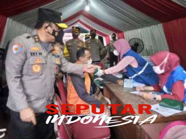 Mabes Polri lakukan pengecekan prokes di Pospam Jalan Taman Bungkul