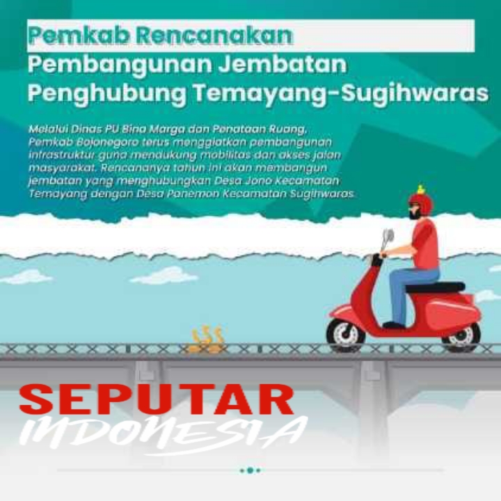 Dinas PU Bima Marga bangun jembatan penghubung Temayang - Sugihwaras