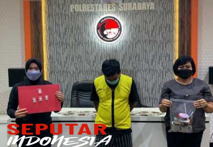 Tersangka dengan dengan Polisi