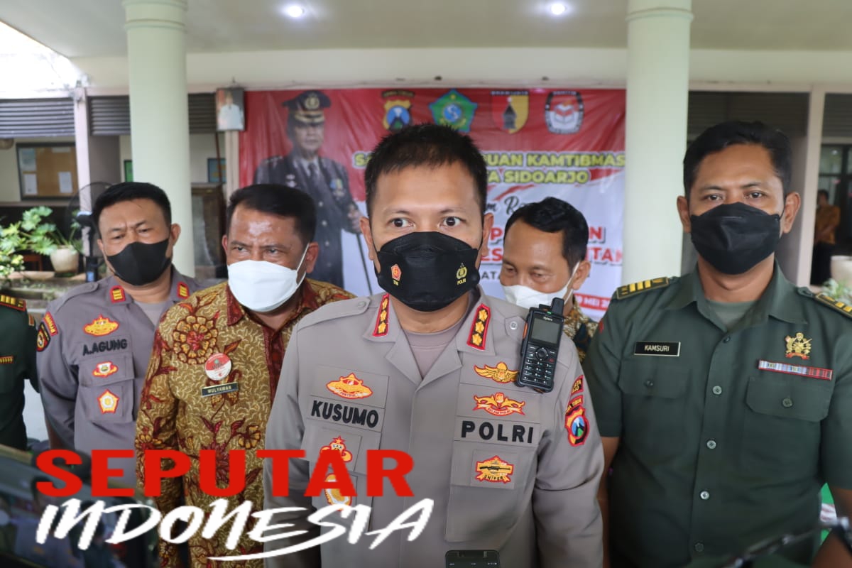 Kapolres Sidoarjo Kombes Pol Kusumo Wahyu Bintoro