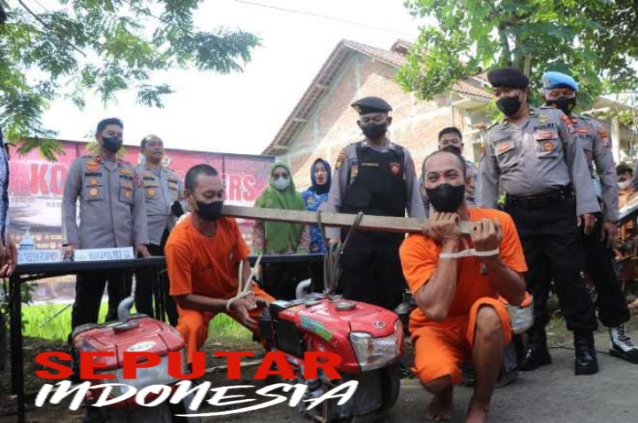 Dua tersangka pelaku pencurian