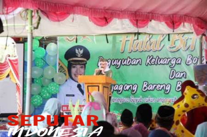 Bupati Bojonegoro Anna Mu'awanah, hadiri halal bihalal