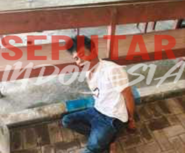 Pria tanpa identitas babak belur