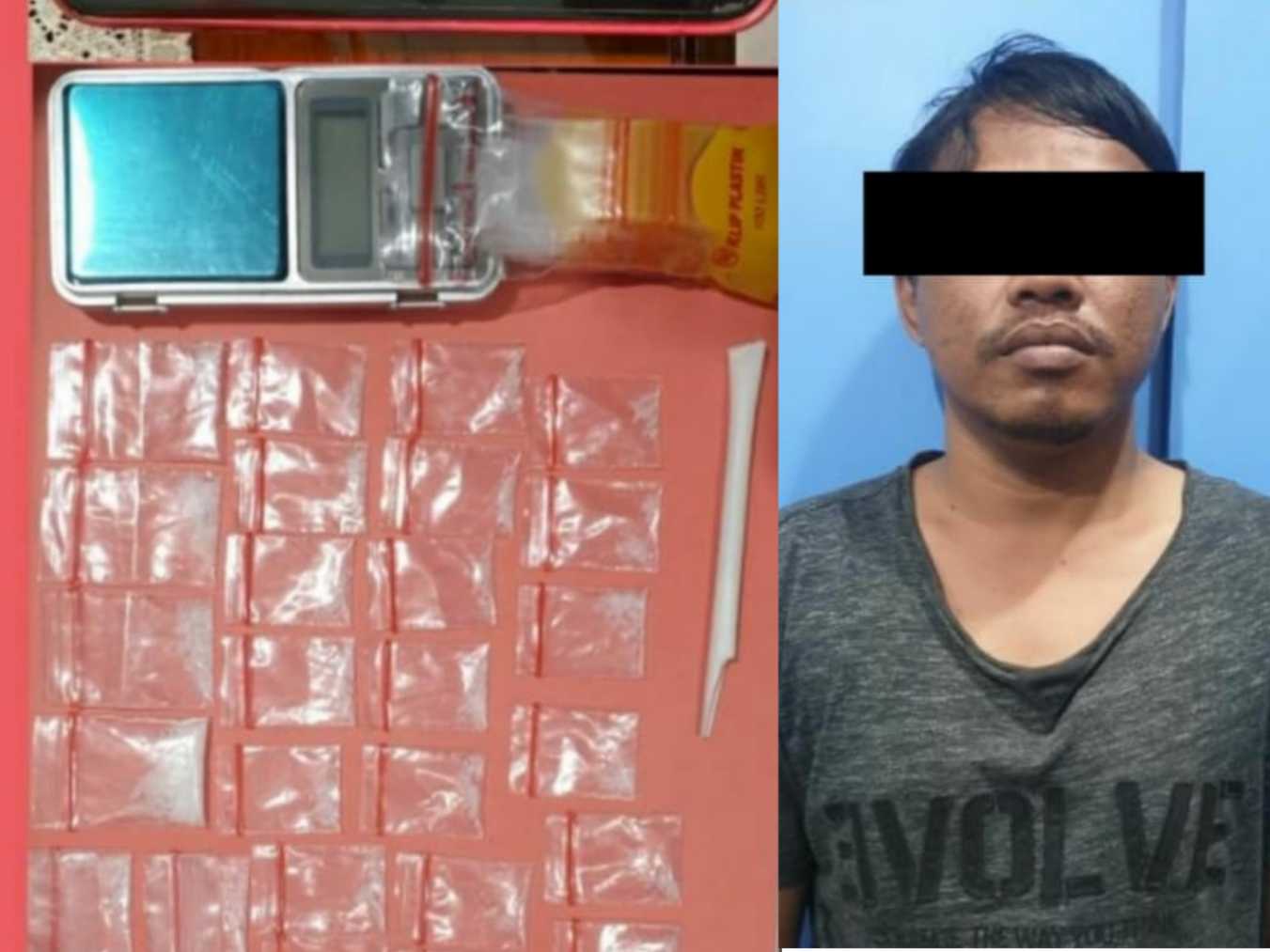 Ojol yang jadi pengedar ditangkap polisi