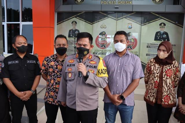 Polres Gresik mengamankan satu pelaku pencabulan