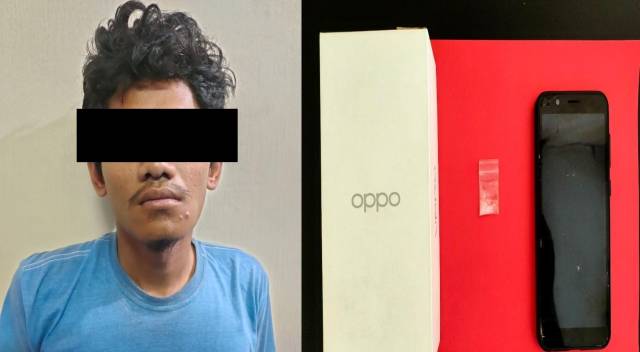 Pelaku dan barang bukti yang diamankan Polisi Perak