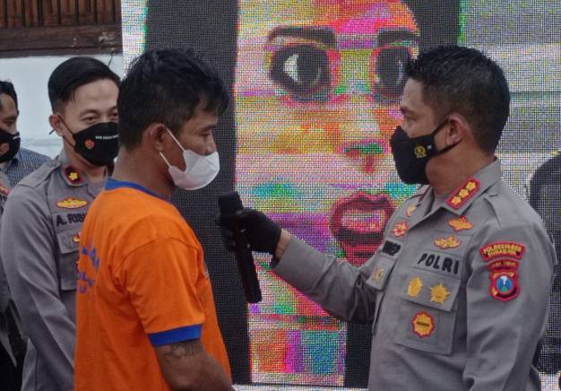 Pelaku pembunuhan dan Kapolrestabes Surabaya Kombes Pol Yusuf