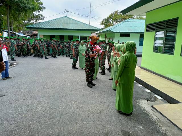 Pisah sambut jabatan Komandan Kodim Namlea