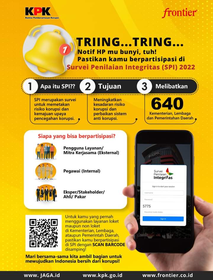 Survei Penilaian Integritas oleh KPK