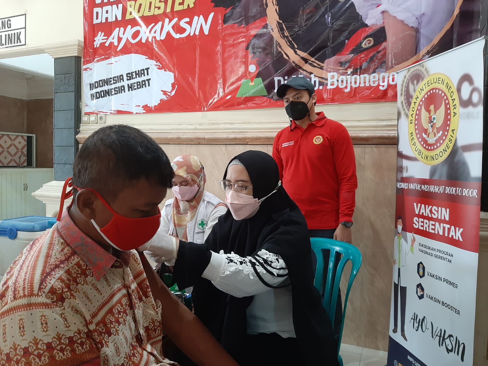 Binda Jatim vaksinasi di Bojonegoro