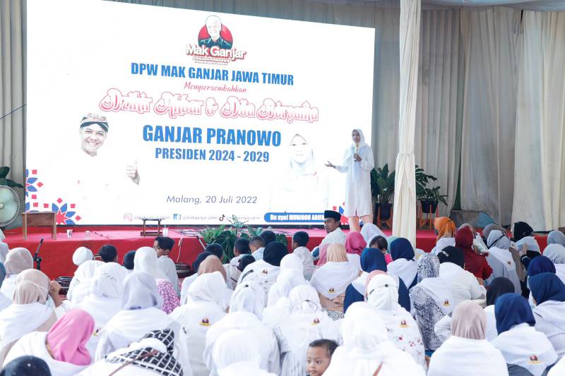 Ribuan Mak Ganjar Malang