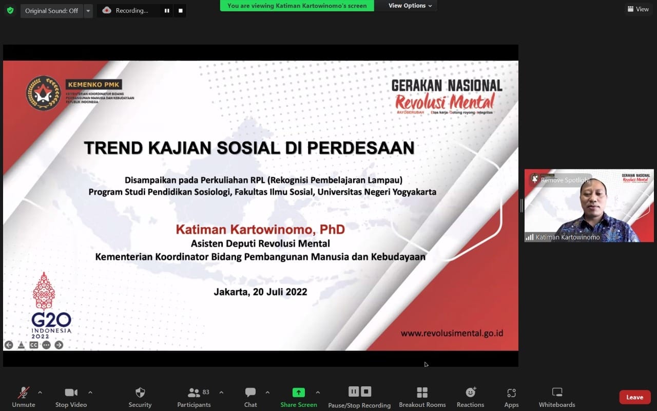 Kuliah Bareng Praktisi Mahasiswa UNY